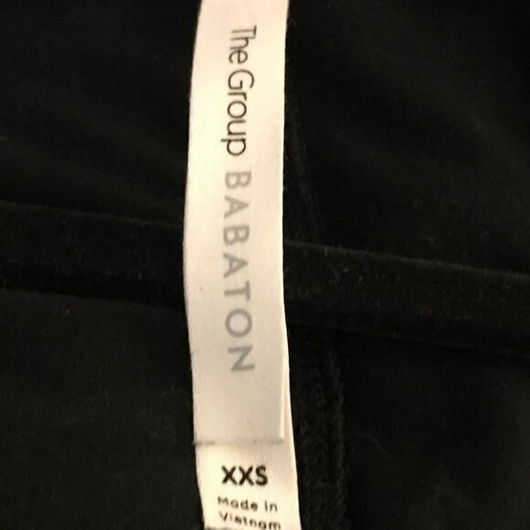 ARITZIA The Group by Babaton Sotomayor Black TShirt Dress Pocket Size XXS - Picture 6 of 7